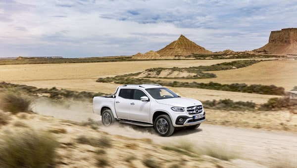 Primul pickup lansat de Mercedes: Clasa X