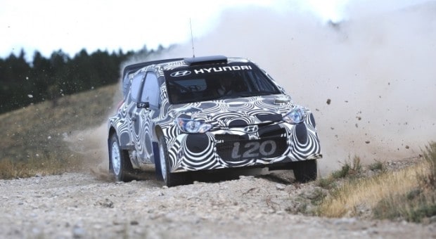 Hyundai Motorsport desfăşoară noi teste pentru i20 WRC