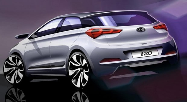 Hyundai dezvaluie primele schite oficiale ale noii generatii i20