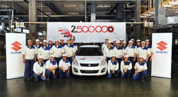 Fabrica Suzuki din Ungaria a produs maşina cu numărul 2.500.000