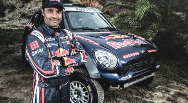Nasser Al-Attiyah va pilota un MINI ALL4 Racing în Raliul Dakar 2015
