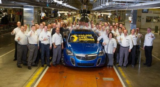 Opel Insignia cu numărul 750.000