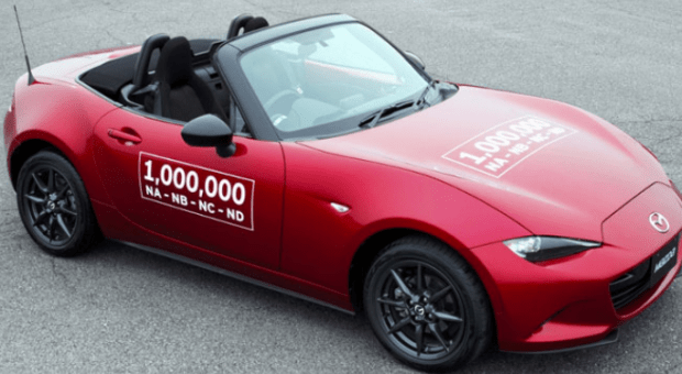 Mazda a produs MX-5-ul cu numărul 1.000.000